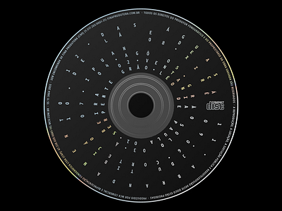 Grão - Território Percussivo, Compact Disk album cd compact disk disk geometric identity mockup music visual identity