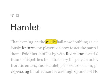 Hamlet app hamlet text web
