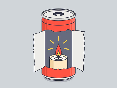 Nuka Cola Candle can candle cola fallout metal nuclear nuka survival