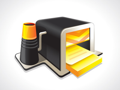 Document Factory icon document factory icon illustration