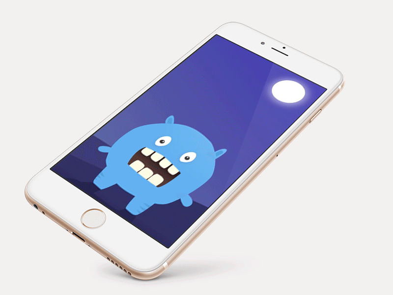 Monster Error Screen error screen monster principle sketch ui ui design