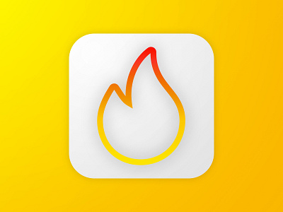 [Fresh] - App Icon app app icon flame fresh ui design uiux