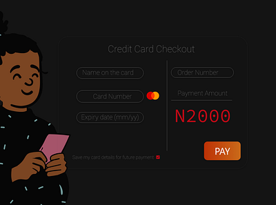 Credit card checkout #002 #DailyUI002 daily 100 challenge daily ui dailyui dailyuichallenge ui ui design uiux uiuxdesign