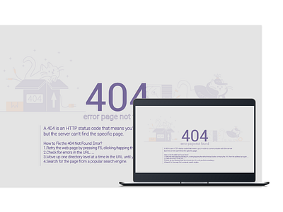 404 error page #DailyUI #DailyUI008