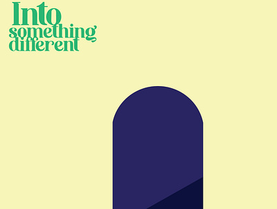 Into something different branding design poster graphic design ui