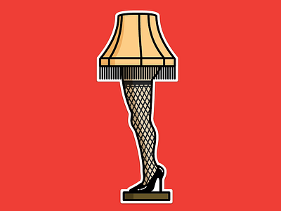 FRA-GEE_LAY 90s christmas electric flat illustration invite lamp retro sex sticker vote wip