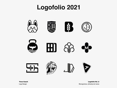 Logofolio 2021 Vol. 2 branding graphic design logo motion graphics