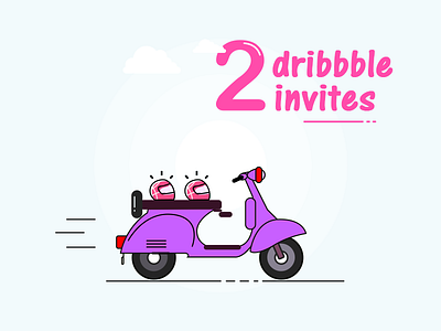 2 dribbble Invites