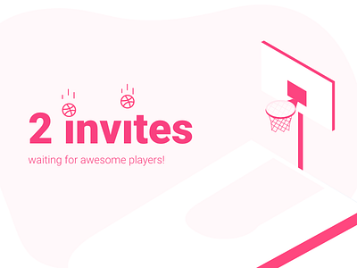 2 Dribbble Invites dribbble upload invite new users