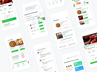 Online Deals App Design 2019 android app best app design clean app design coupon delivery inspirations ios offers online deals shopping ui ui designer mumbai ux visual design