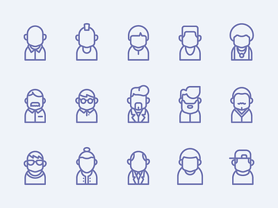 Man avatars avatar boy icons line man flaticon men