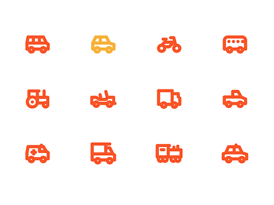 Minimalistic Transportation Icon