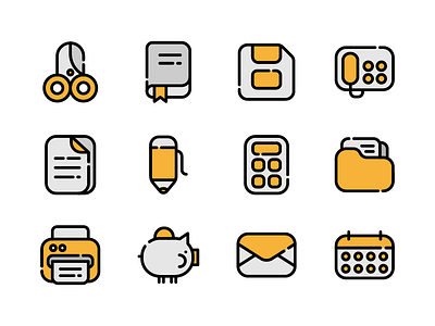 Office icons icons office rounding