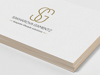 SG | Sakharova Gamentz brand id branding business card icon lettering logo logo design monogram sg