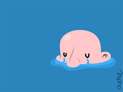 Sometimes, I feel like drowning design drowning graphic illustration melancholy sad vector