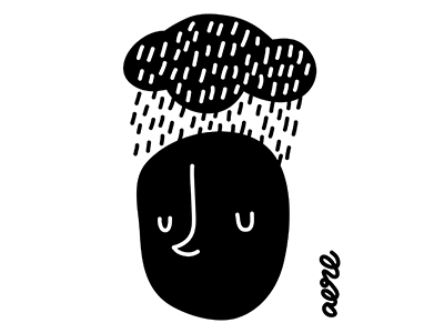 I wish that it would rain aere design emotion graphic illustration rain sad vector