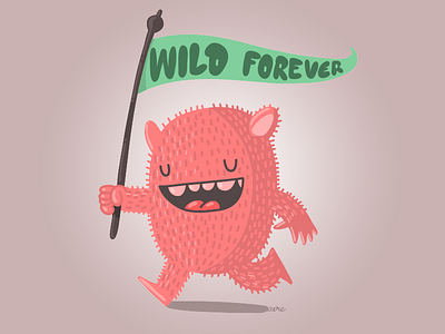 Wild Forever aere design flat forever graphic ilustration wild