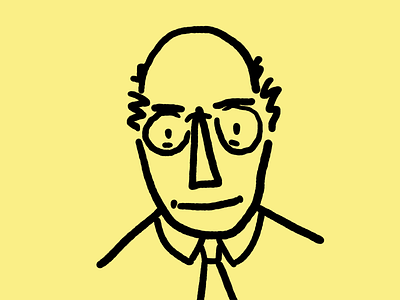 Doodle Rothko design doodle editorial flat freelance graphic illustration lines minimalistic portrait rothko simple