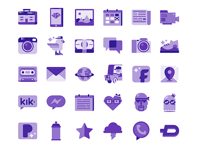 Personalisation icons