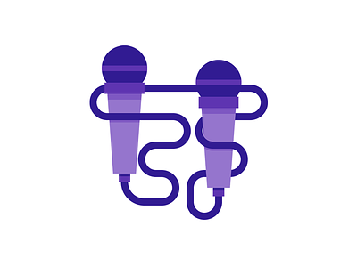 Microphones icon design doodle flat freelance google graphic icon illustration microphone rap simple