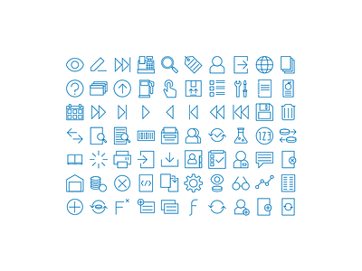 Accounting icon set - 32 px