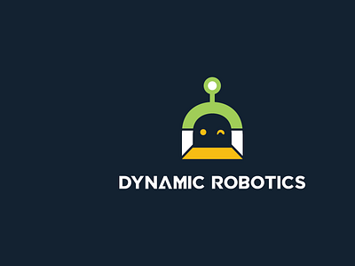 Dynamic Robotics Logo 3d branding graphic design logo