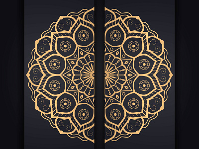 Luxury mandala design branding creative logo design graphic design illustration luxury mandala vector