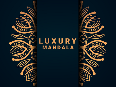 Luxury ornament mandala design