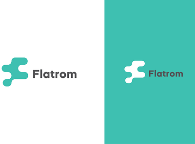 Flatrom Logo Design branding creative logo design flatrom flatrom logo graphic design illustration logo minimalist logo vector
