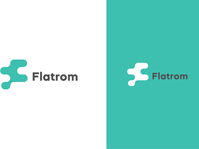 Flatrom Logo Design