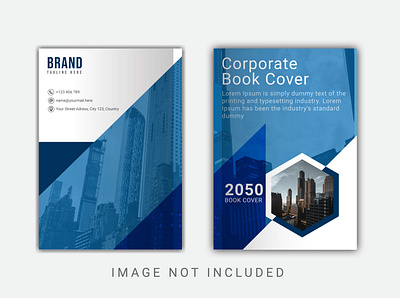 Corporate Book Cover Design book cover branding design graphic design illustration vector
