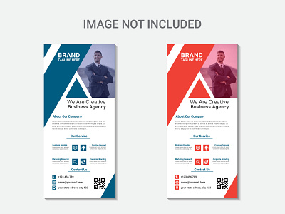 Creative Agency Rack Card Design branding design graphic design illustration rack card vector