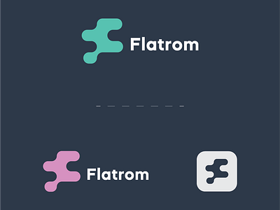 Flatrom (F Latter Logo) Logo Design