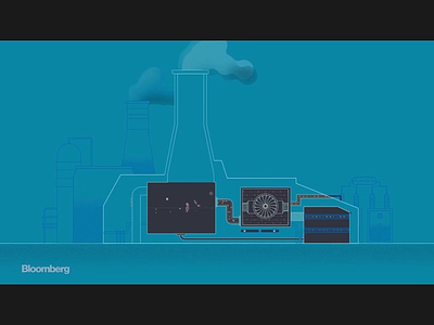Gas Plant bloomberg climate change co2 design editorial emissions gasplant illustration motion motion art motiongraphics smoke storyboarding