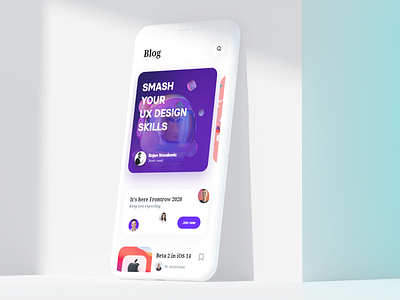 UI Blog Design