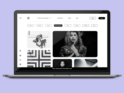 Photos release web inspiration photos picture web ui ux black