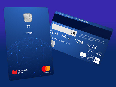 Vertical Credit Card credit card mastercard world