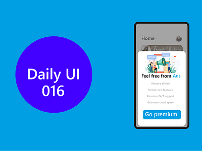 Daily UI 016 #Pop up