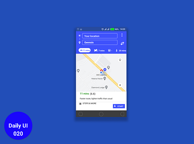 Daily UI 020 Location tracker dailyui dailyuichallenge design illustration ui uiux vector