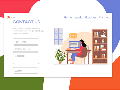 Daily UI 028 #Contacts us
