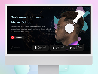 Music School Website Design