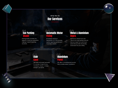 Services Section Design