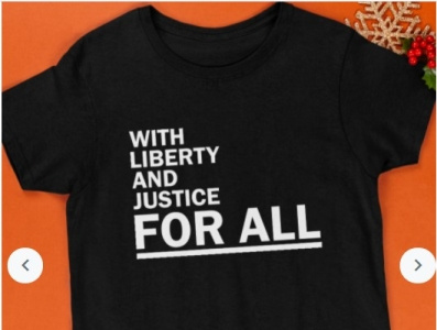 Timberwolf With Liberty And Justice For All Shirt