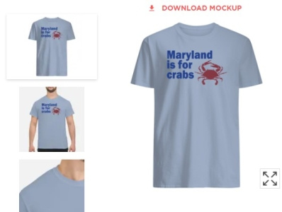 Maryland is for Crabs T Shirt