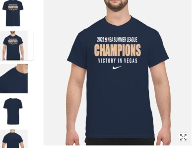 2021 nba summer league champions victory in vegas shirt