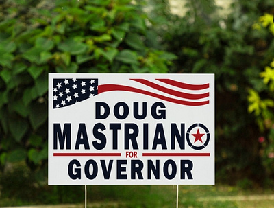 Doug Mastriano For Governor Yard Sign where does doug mastriano live.