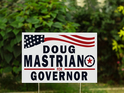 Doug Mastriano For Governor Yard Sign where does doug mastriano live.