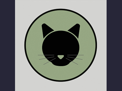 Animal Badges - Cat illustration