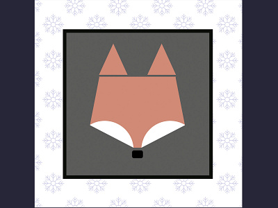 Animal Badges - Fox illustration
