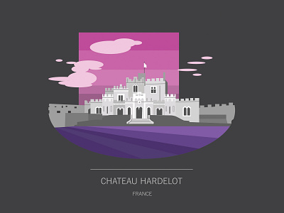 Hardelot Castle castle illustration